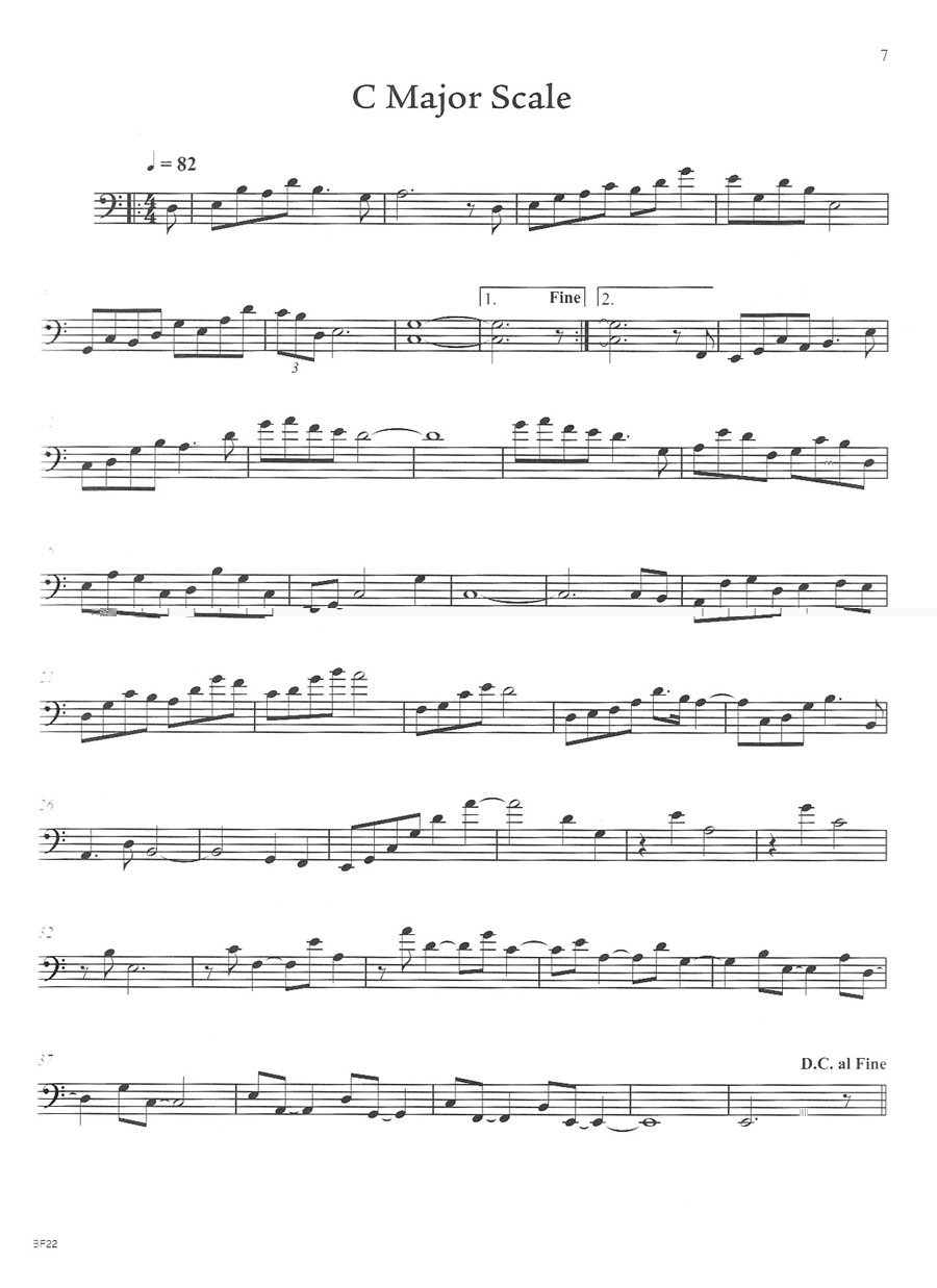 BF22 - 60 Melodic Etudes for Acoustic and Electric Bass