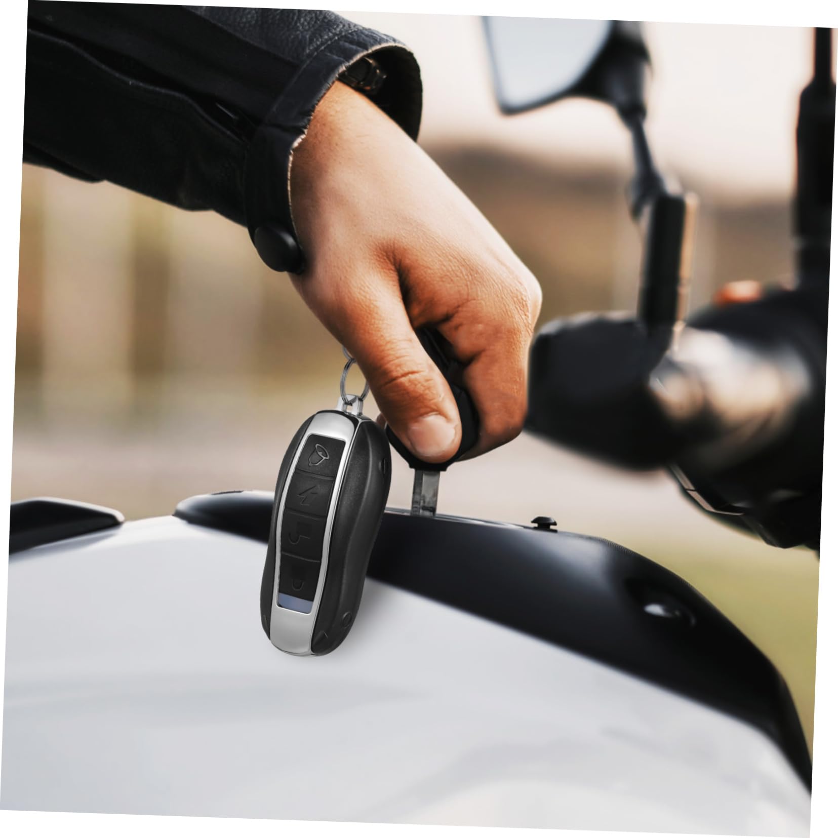Mikikit Allarme Bici Con Telecomando Allarme Ricaricabile Sensibilità Regolabile Avviamento Motore A Distanza Per