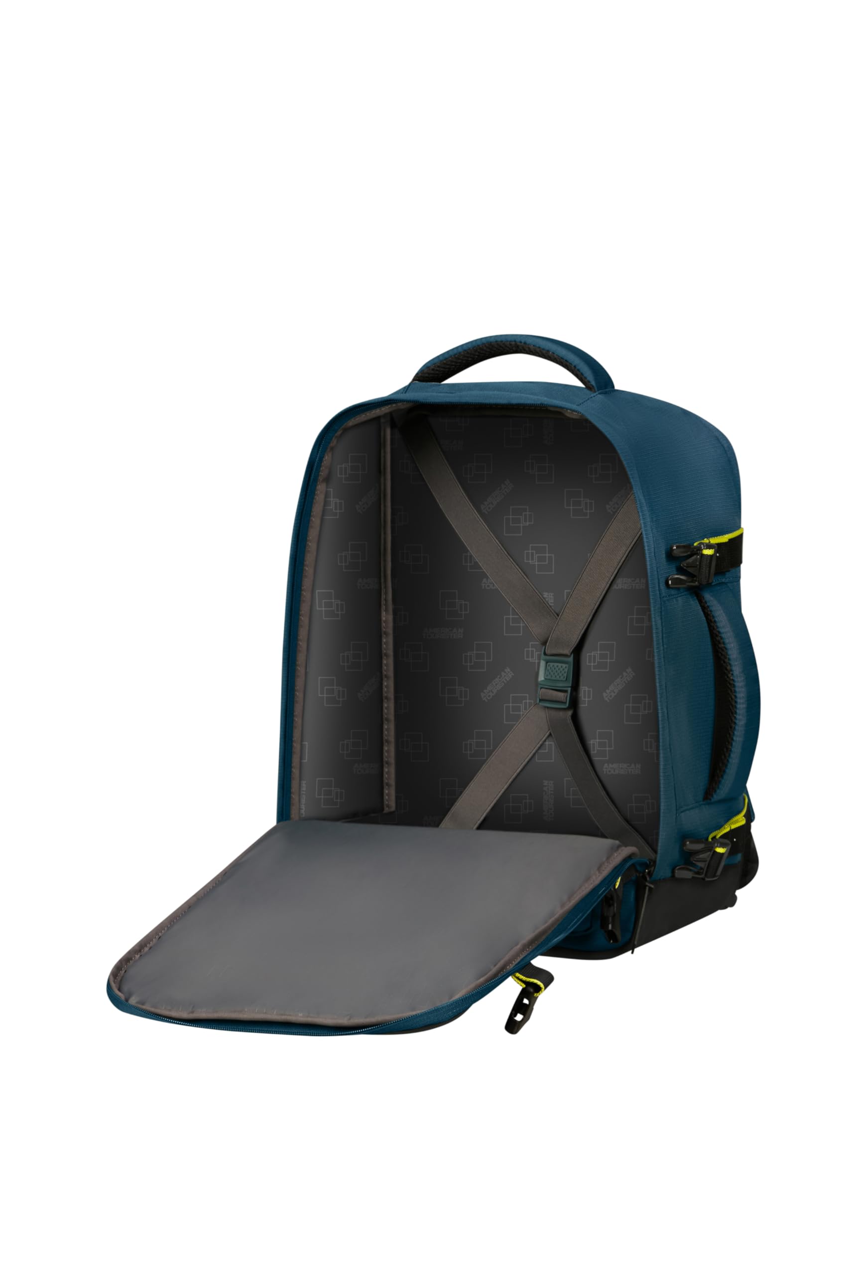 American Tourister Take2Cabin - Wizz Air/Vueling Cabin Borse 30 x 20 x 40 cm, 26,5 L, 0,60 kg, bagaglio a mano, backpack aeroplano S/M Underrseater, blu (Harbour Blue)