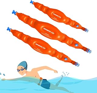 Kids Swim Belt,Swimming aid , Buoyancy Belt,Inflatable Pool Float,Make Your Swimming Easier and Easier, Adult and Kids Flotation, Great for Pool Swimming or Training(1 Set=3pcs=L+M+S)