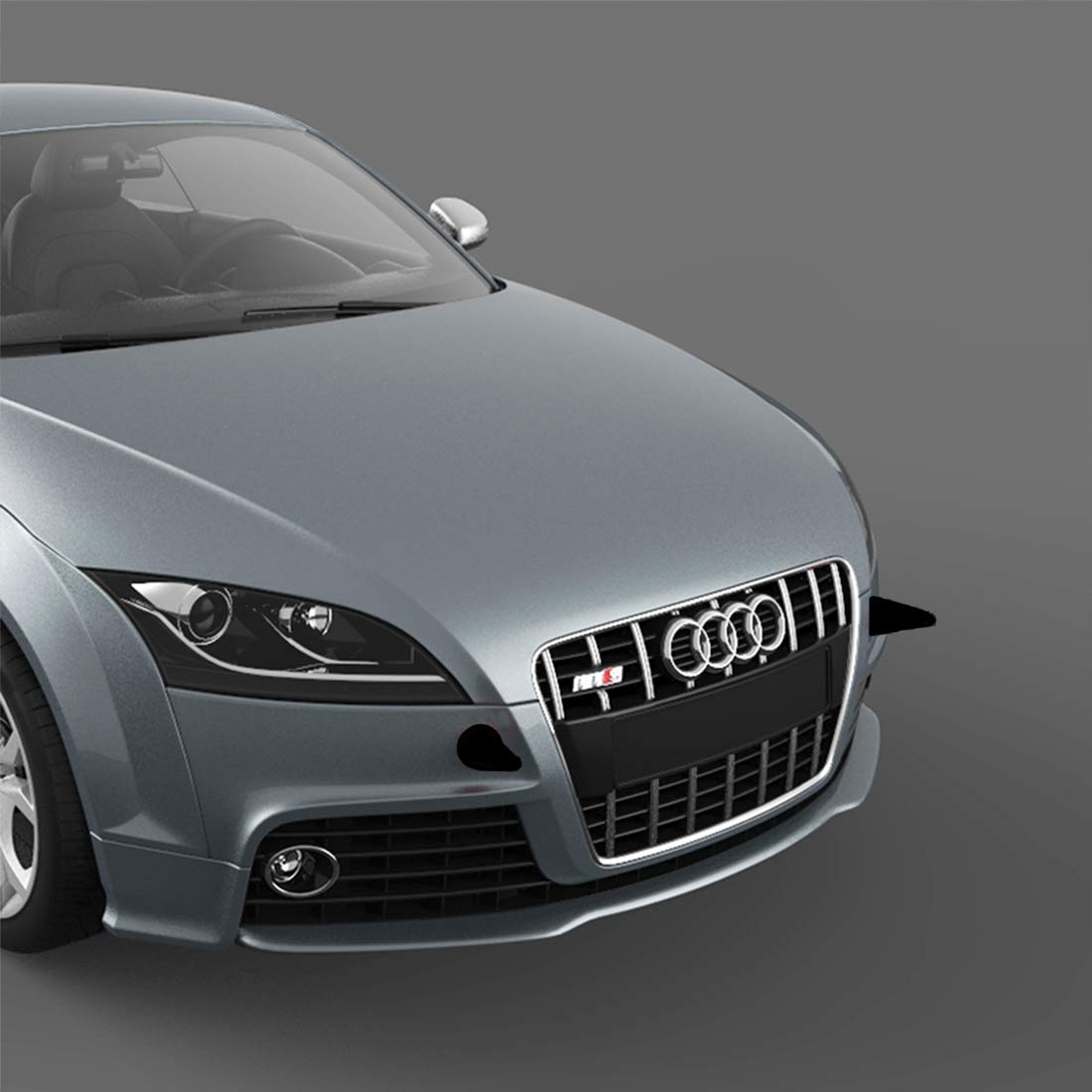 YGMONER Car 3D Devil Horns Sticker (Easy to Find Car in The Parking Lot) Halloween Car Roof Decor Elasticity Foam Bull Horns (): Classic Black