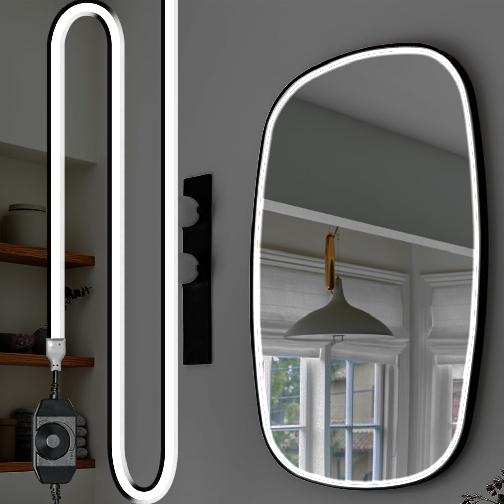 GUOTONG Hollywood Style Makeup Lights,10ft 6000K Vanity Make Up Light,for Makeup Vanity Table,Bathroom Mirror(Mirror Not Included)