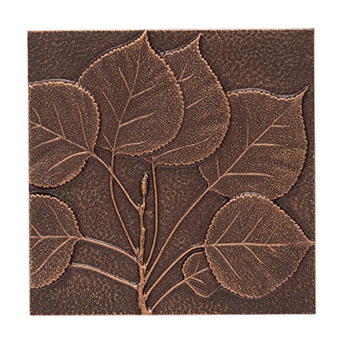 Whitehall Products Aspen Hoja decoración de la Pared, Cobre Antiguo por Whitehall