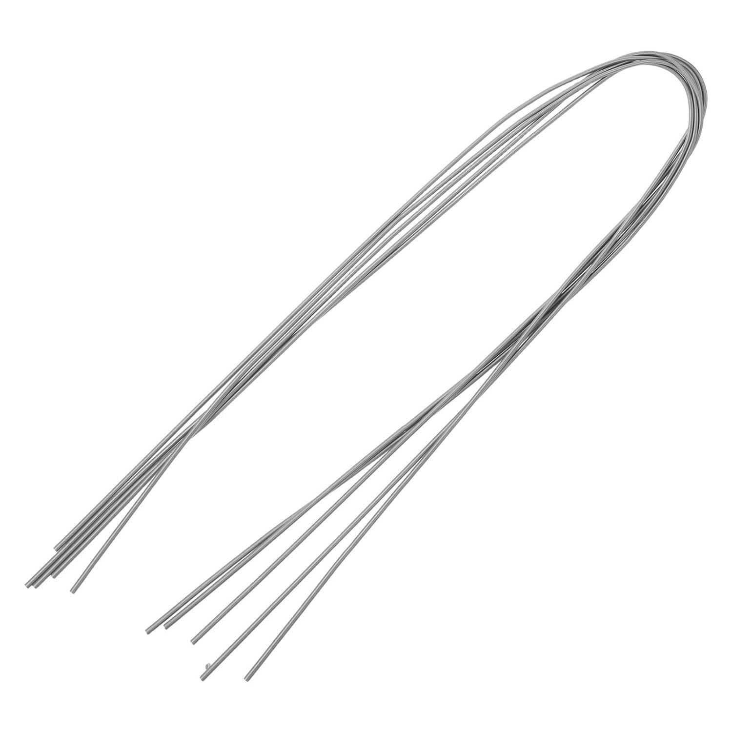 Gadpiparty 5pcs Stainless Steel Extension Springs 2.4mm Inner Diameter and 3mm Outer Diameter, Responsive Elasticity and Minimal Spring Fatigue for Machinery and Light-Duty Mechanical