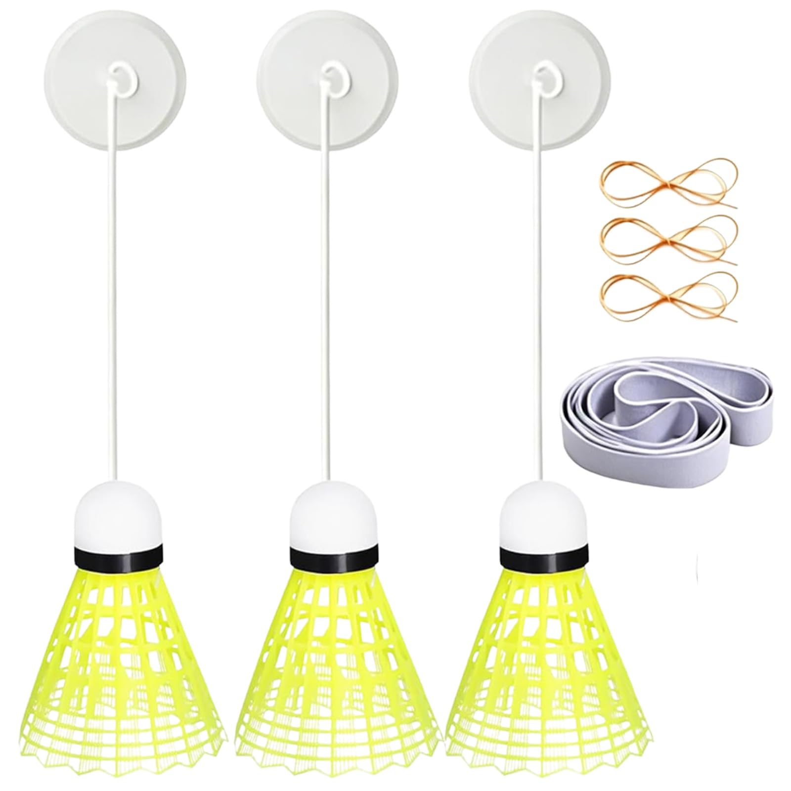 49 PCS Set Badminton Rebound Trainer, Self Badminton Practice At Home, Badminton Training Kit with Adjustable Setup, for Indoor and Outdoor Use, Ideal for Beginners and Family Games-picture-16