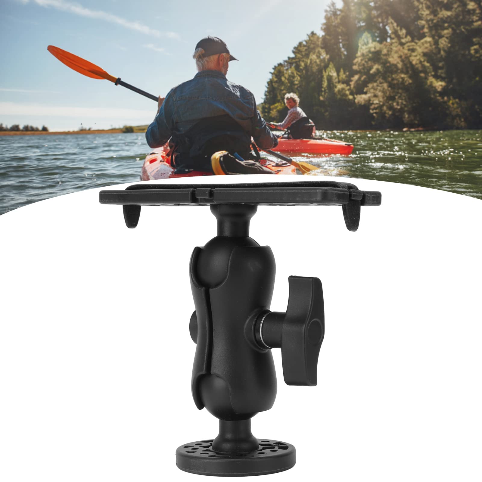 Base De Montage Universelle Pour Détecteur De Poissons - Rotation à 360 Degrés - Support Pour Détecteur De Poissons - Canoë Kayak - Accessoires De Pêche
