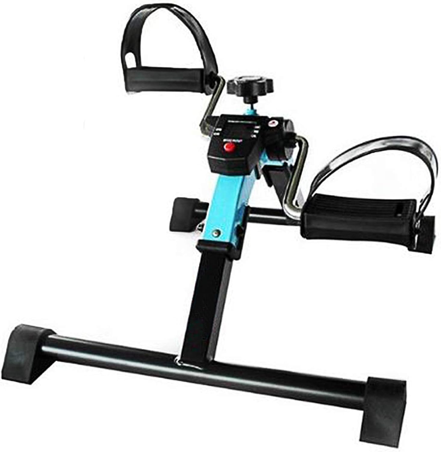 Vaunn Medical Folding Pedal Exerciser with Electronic Display for Legs and Arms Workout (Fully Assembled Exercise Peddler, no tools required)
