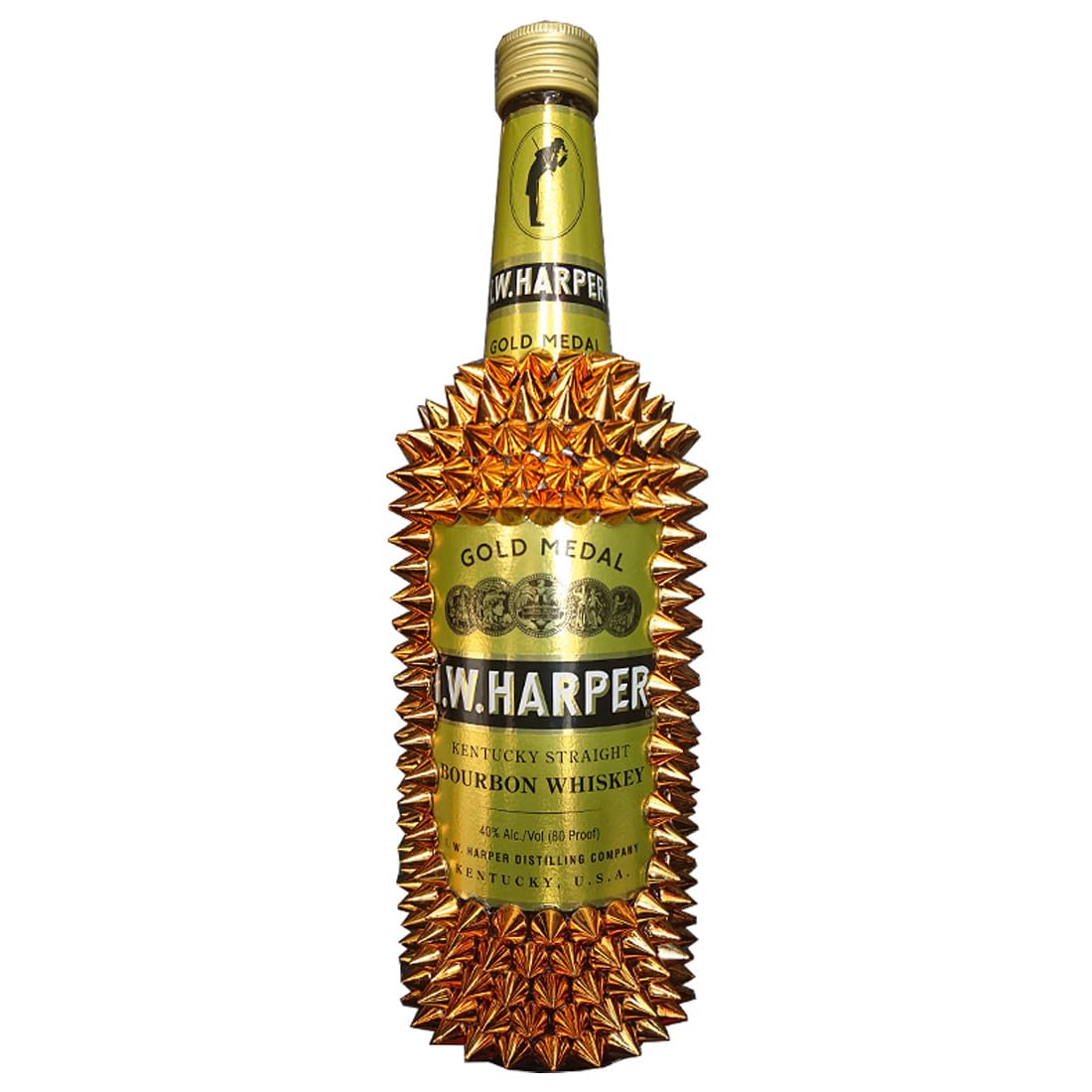 Amazon.co.jp: IWハーパー ゴールド メダル デコレーションボトル700ml 