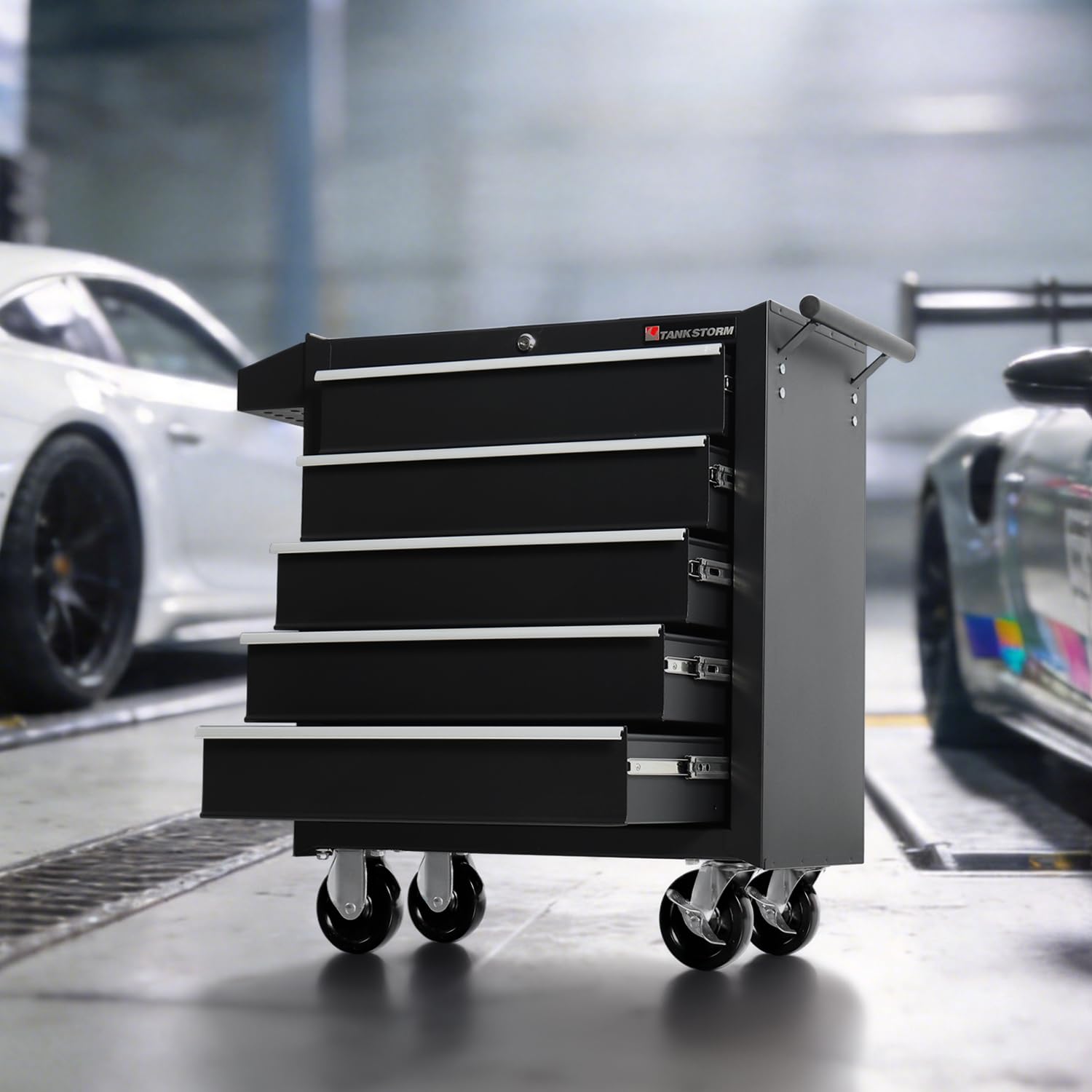 Amazon.com: TANKSTORM 5-Drawer Rolling Tool Chest with Wheels