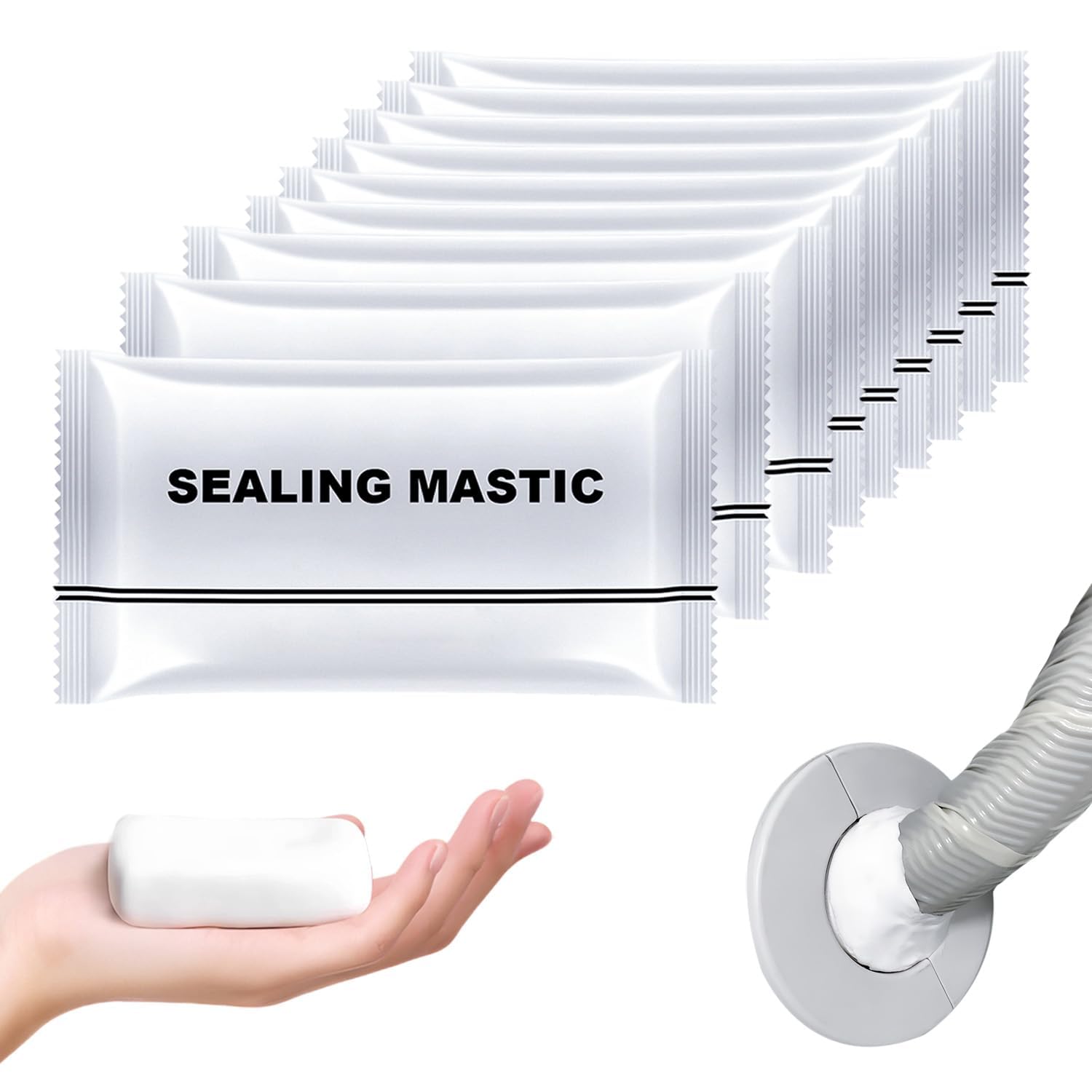 Waterproof Sealant Mastic Upgrade Multipurpose Repair Sealing Clay Cement Crack Filler Quick Mending Mud for Drain Connection Wall