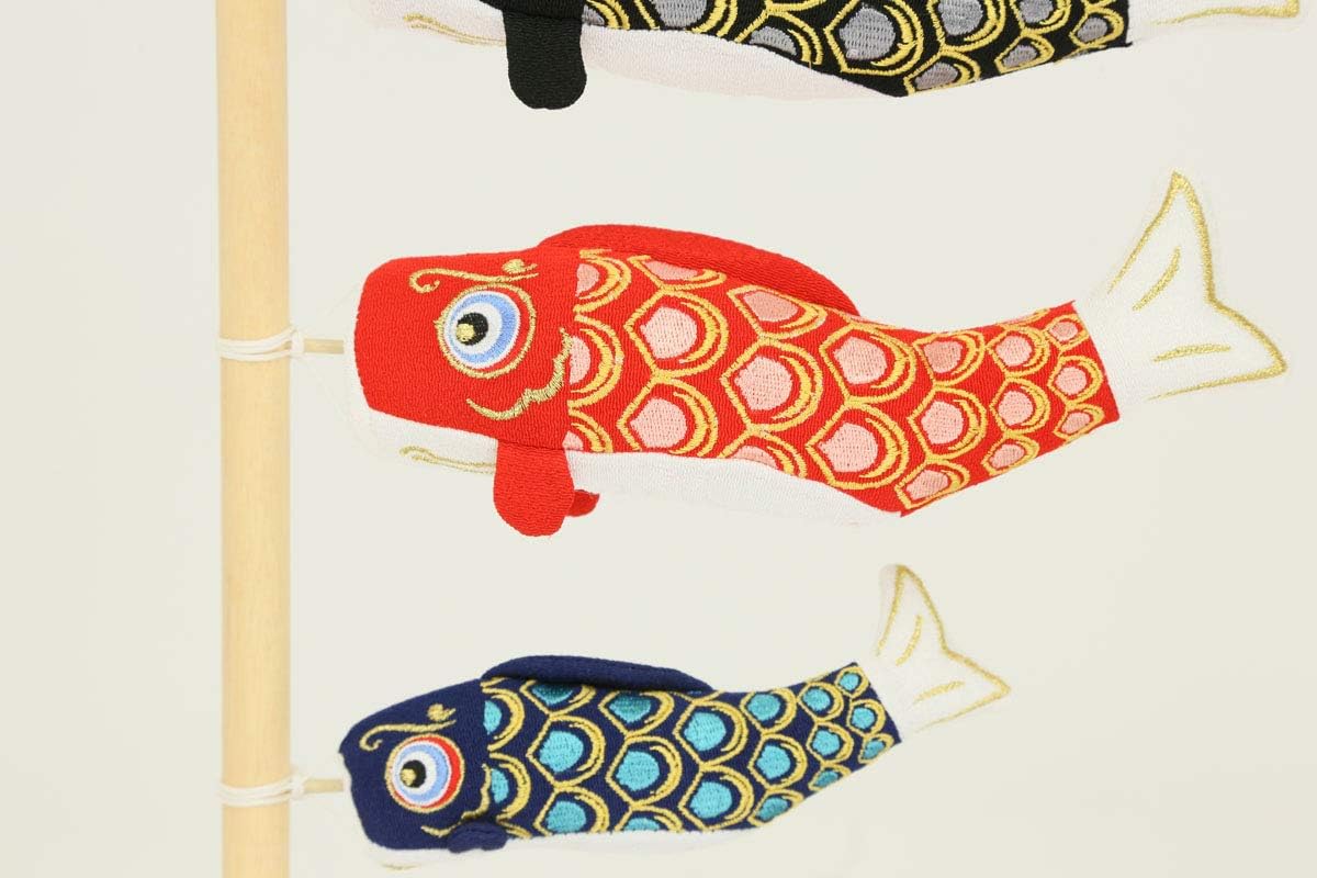 Amazon リュウコドウ 大 スタンドそよ風鯉のぼり 鯉のぼり 室内 おしゃれ こいのぼり おしゃれ ちりめん こいのぼり おもちゃ