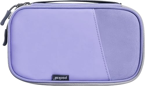 Miniatura 7 de pack all Estuche para lápices, estuche portátil con cremallera, bolsa compacta de artículos de papelería, bolsa de maquillaje, bolsa para lápices