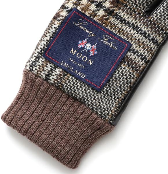 [クロダ] ムーン イタリア製仔羊革(掌) 手袋 日本製 スマホ操作可能 カシミヤ100％裏地 本革 防寒