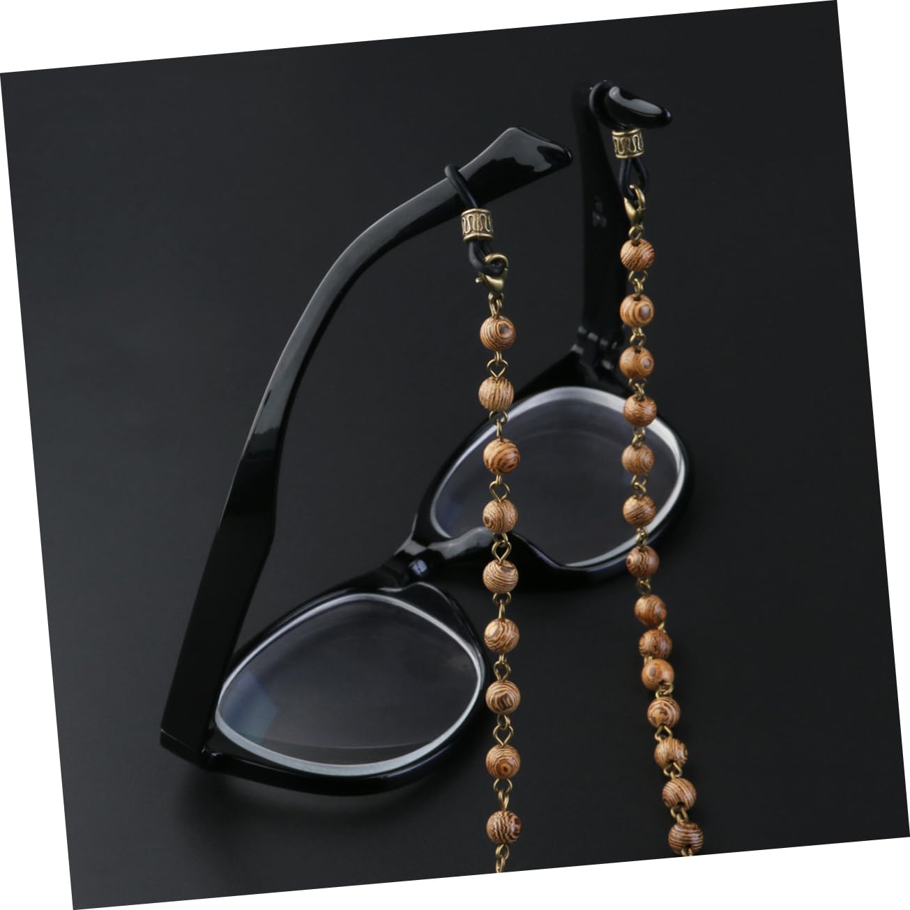 GALPADA 3piezas Cadena De Gafas De Madera De Pollo Accesorio De Collares Para Gafas Cuerda De Abalorios Para Sol y Lectura Diseño Elegante y Duradero
