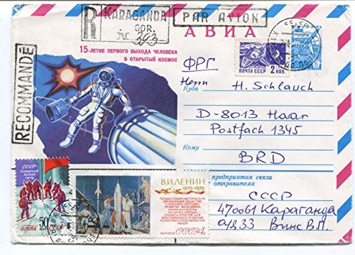 Russia Space Cover NASA CCCP URSS Satellite Spazio SAT SEE SCAN