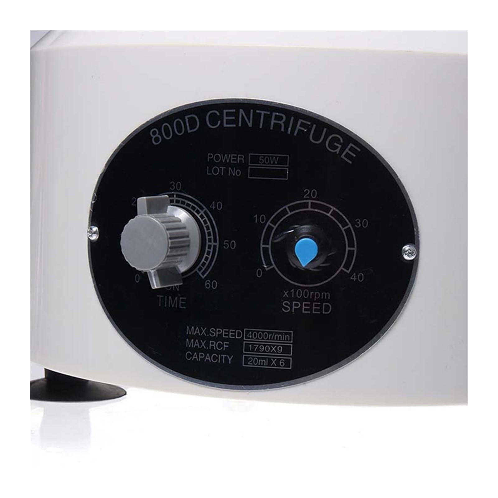 Laborzentrifuge, 800D Mini Elektrische Zentrifuge Niedriger-geschwindigkeit Labor Blut Maschine 4000rpm Timing Funktion for PRP