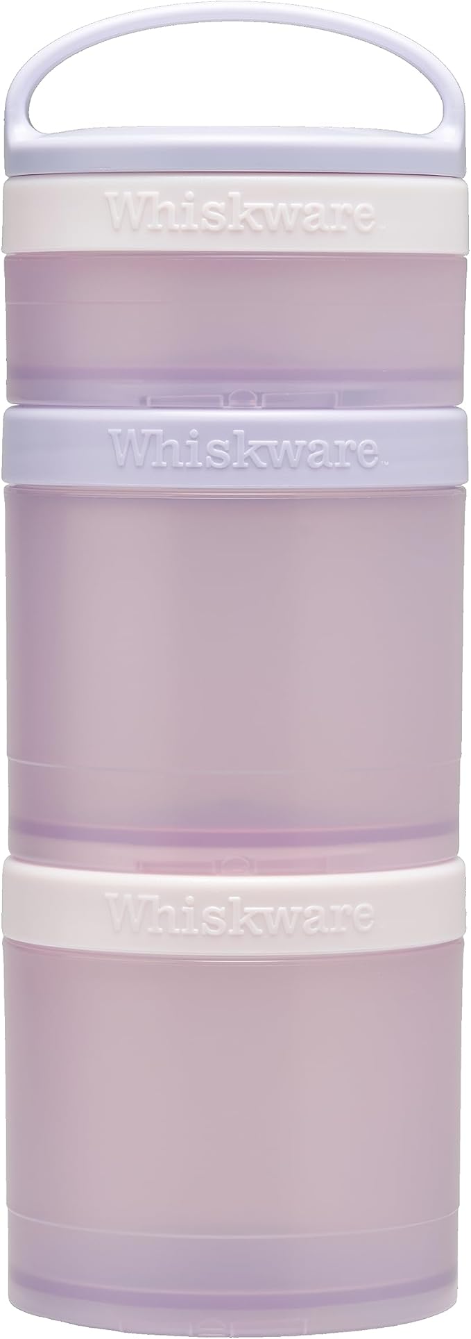 Whiskware Stackable Snack Containers for Kids and Toddlers