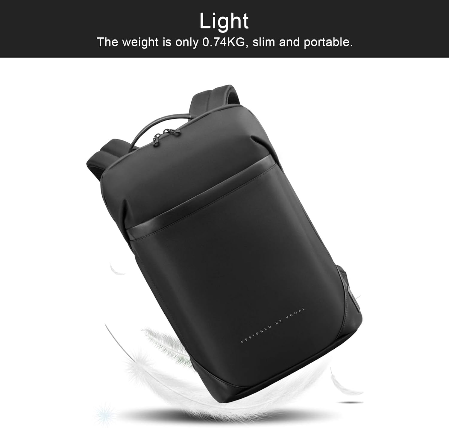 Exclusive Discount 50% Price VGOAL 15.6 Inch Laptop Backpack Business Travel Anti-Theft Slim Backpack with USB Charging Port and RFID Pocket Lightweight School Computer Bookbag Large Capacity Water Resistant College Student Rusksack for Men and Women