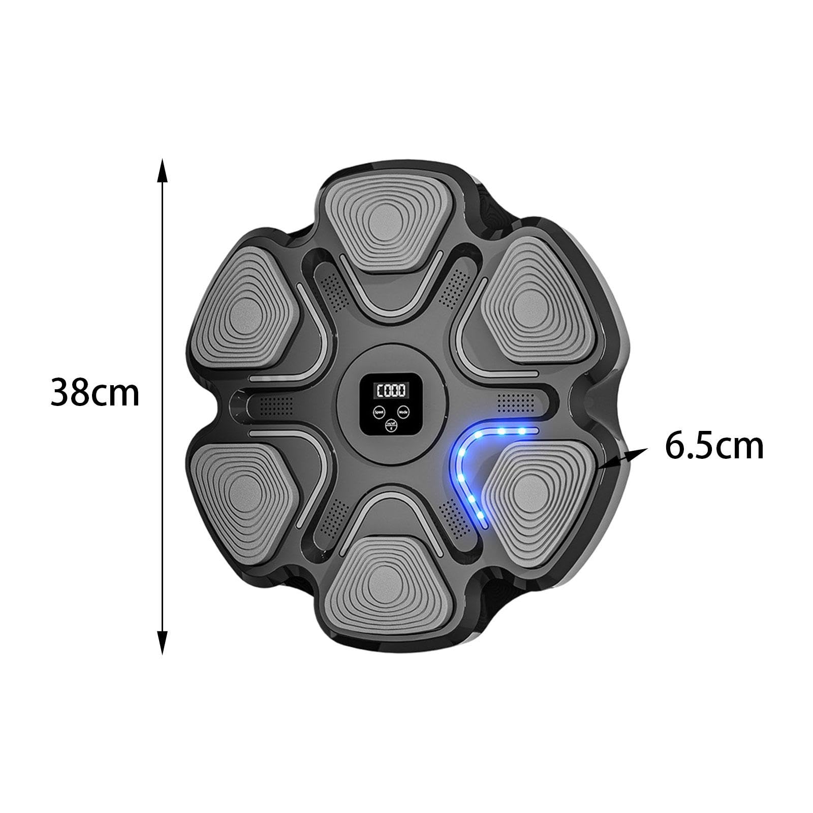 Máquina de Boxeo Electrónica, Modo de Entrenamiento de, Velocidad Ajustable, Respuesta, Música, Pared de Entrenamiento, Objetivo Par