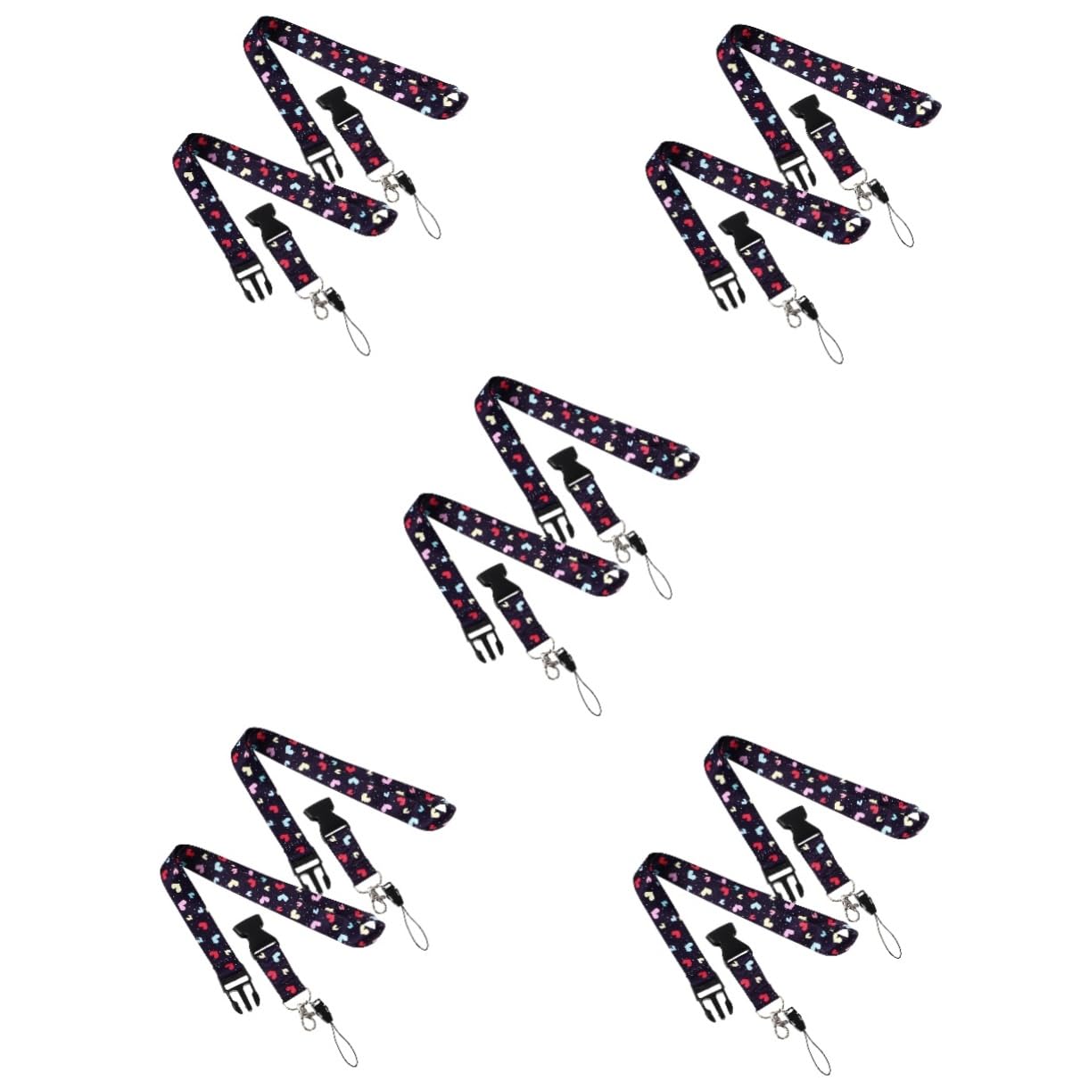 DOITOOL 10piezas Lanyard Para Teléfono Correa Decorativa y Desmontable Para Móvil Ligera y Fácil De Instalar Para Oficina Escuela y Viajes