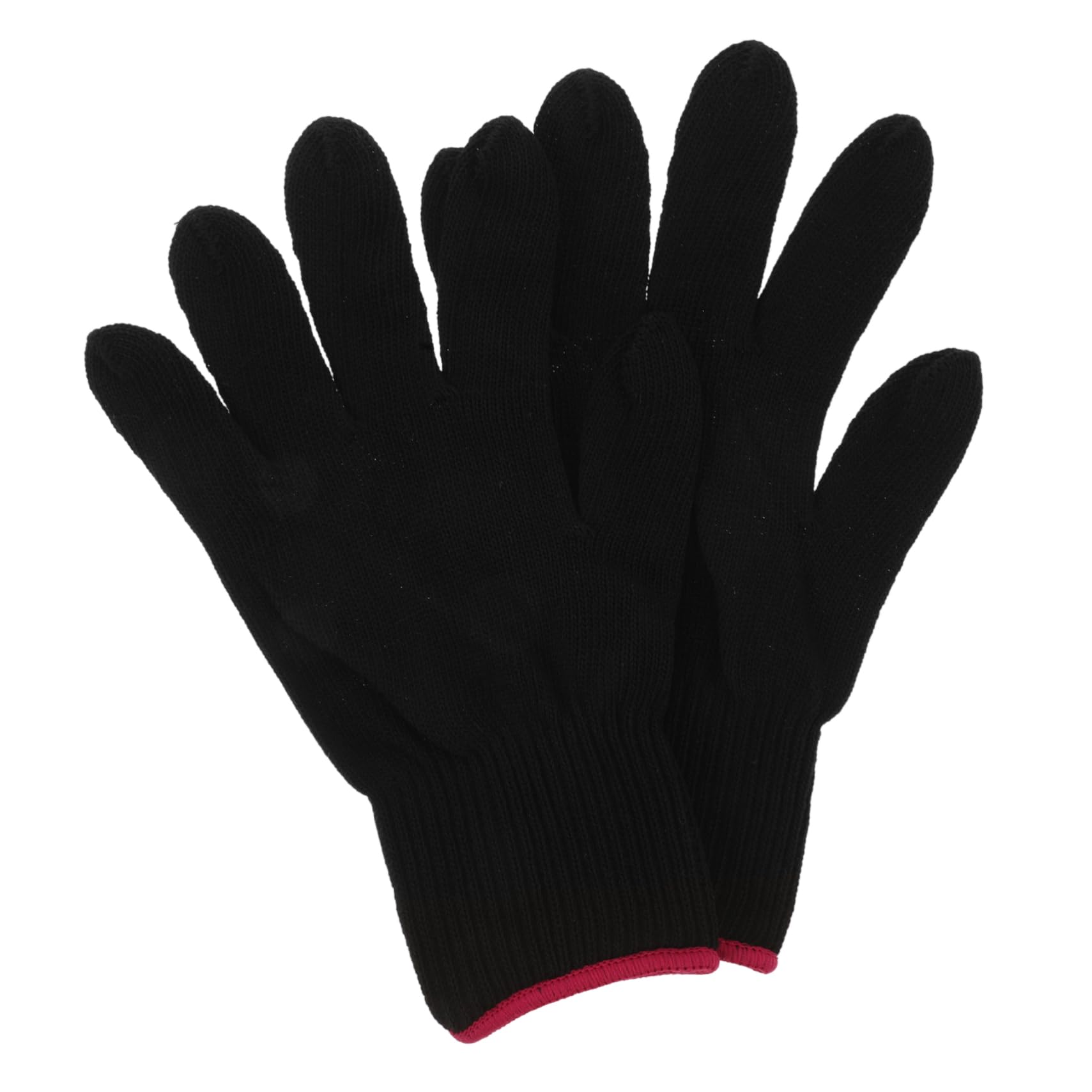 Ipetboom Heat Resistant Gloves for Hair Styling Professional Barber Shop Mitts Insulated Protection for Curling Wands Flat Irons and Dryers Safe Heat Wear for Efficient Hair Styling Black