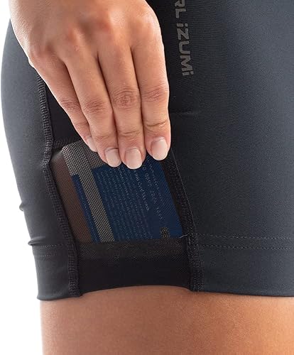 Miniatura 4 de PEARL IZUMI Pantalón corto de ciclismo acolchado Sugar 5" para mujer, color negro