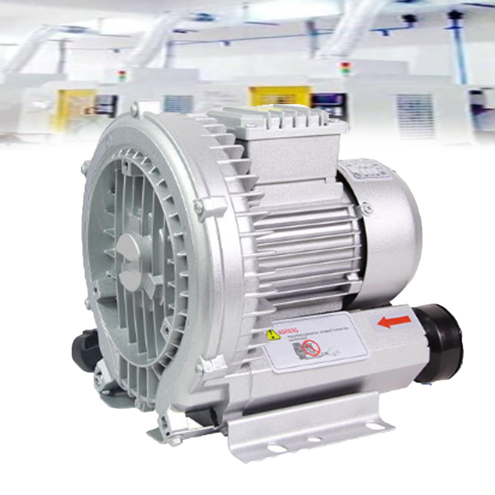 Pvxa Industrial Vacuum Pump,Ide Channel Centrifugal Blower,120W-1100W Regenerative Blower,for Aquarium Hydroponics Pond Septic ThreePhase-250W/0.33HP