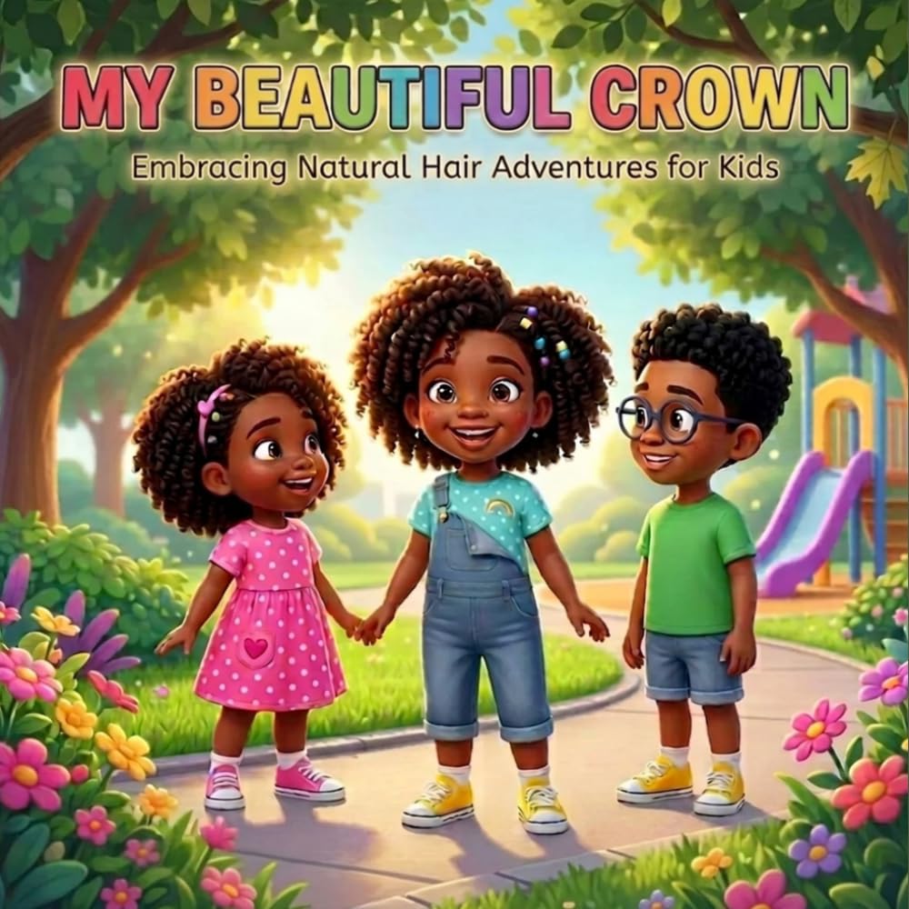My Beautiful Crown: Embracing Natural Hair Adventures for Kids: Celebrate Diversity and Self-Love in a Fun, Illustrated Story for Young Readers