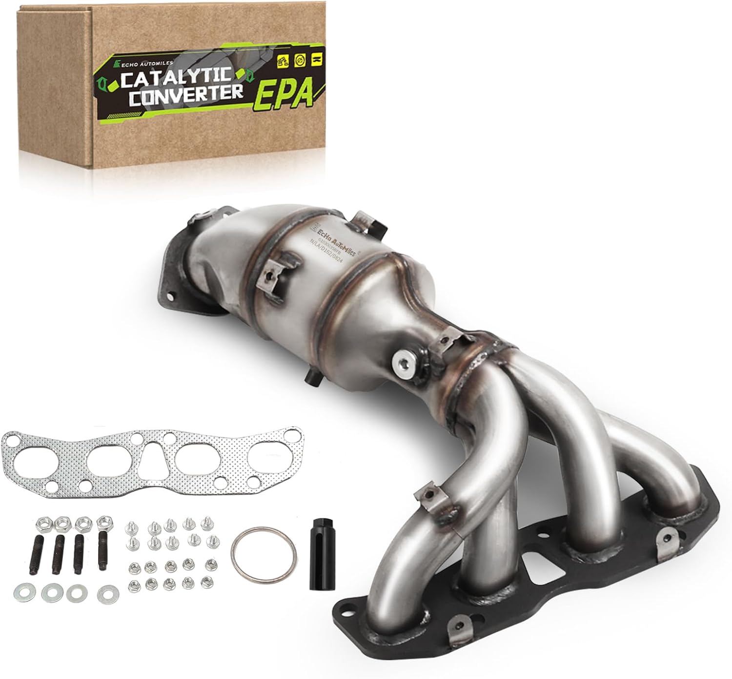 Catalytic Converter Exhaust Manifold Compatible with Nissan Altima 2013 2014 2015 2016 2017 2018, Rogue 2014-2017 2.5L L4 Catalytic Convertor W/Gasket EPA Compliant 641427 674-149 Nissan Altima 2013-2018