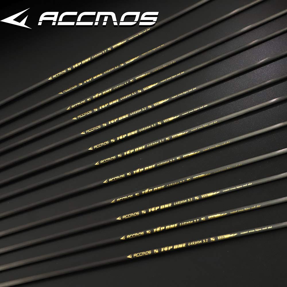 Tubes De Flèches Carbone ACCMOS 3K – 33 Pouces – Spine 200-500 – Lot De 6 à 24 – DIY