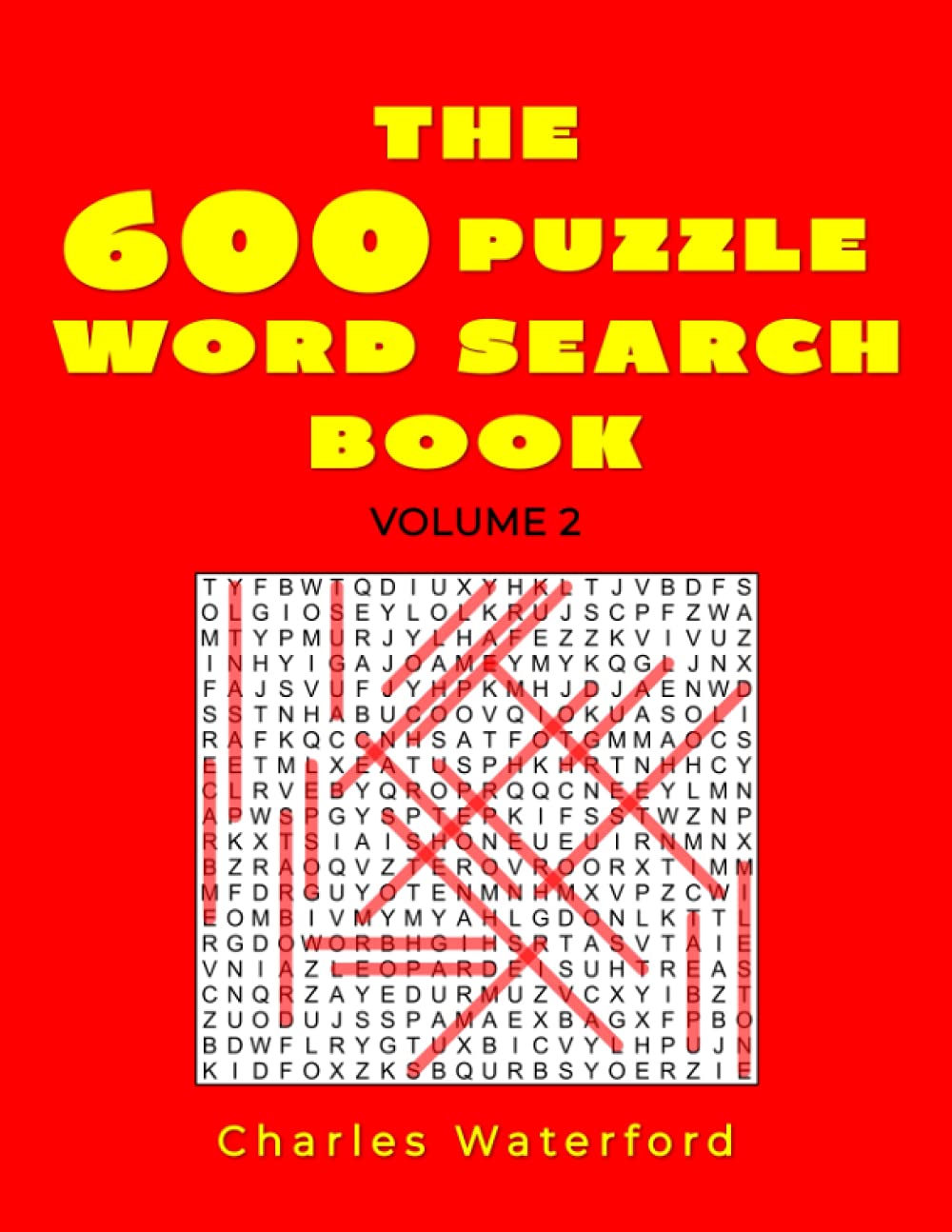 The 600 Puzzle Word Search Book (Volume 2)