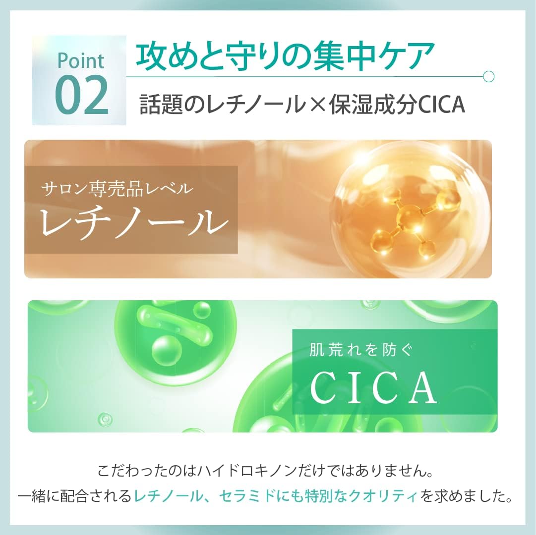 Amazon | キテン ハイドロキノン クリーム 6.0% レチノール フラーレン