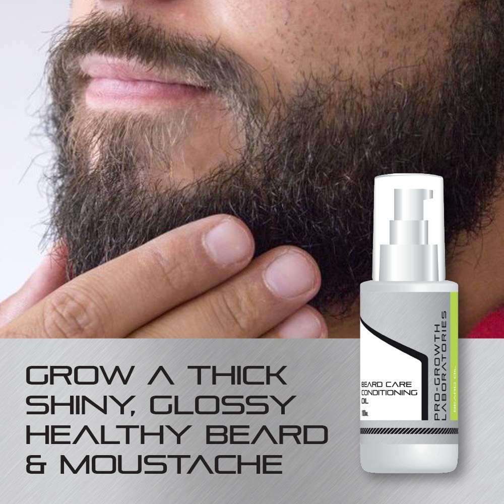 PRO GROWTH WACHSTUM Mens-Bart Öl verbessert LOOK Texturqualität für die BART -Gesichts-Haar beard oil