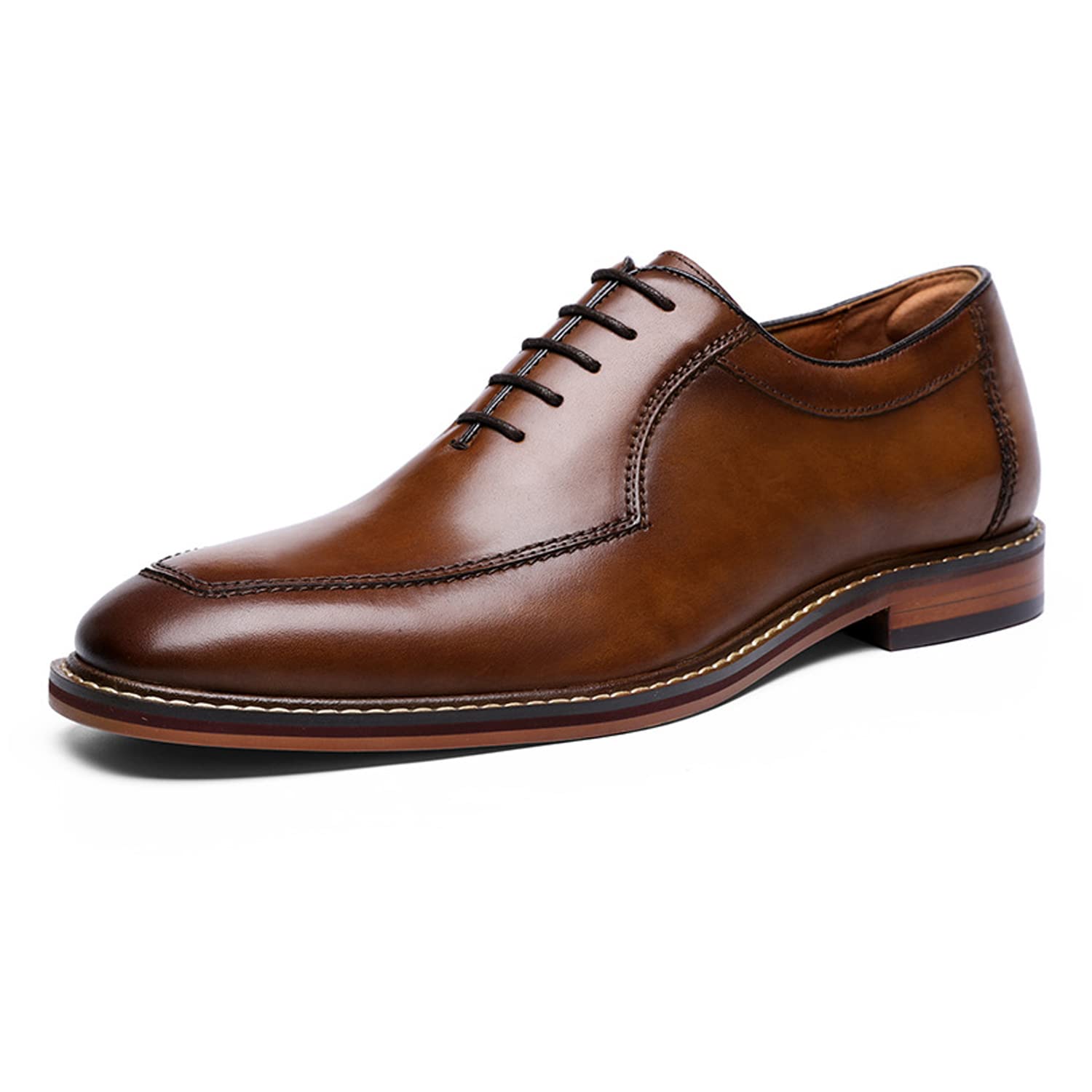 DESAI Homme Chaussures à Lacets en Cuir Derby Mariage Oxford Business Brogues