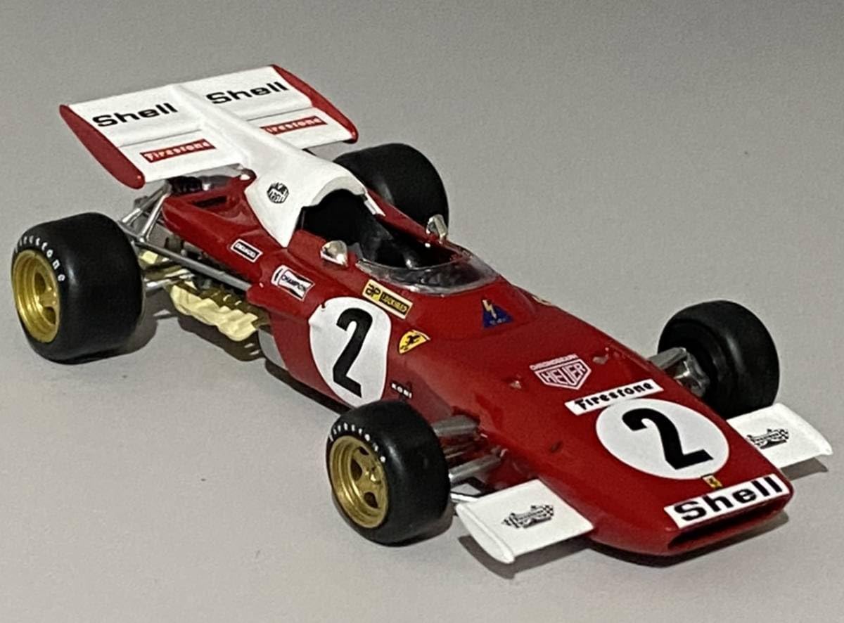 Amazon | 1/43 Ferrari 312 B2 1971 Jacky Ickx #2 4位 1971 FIA F1
