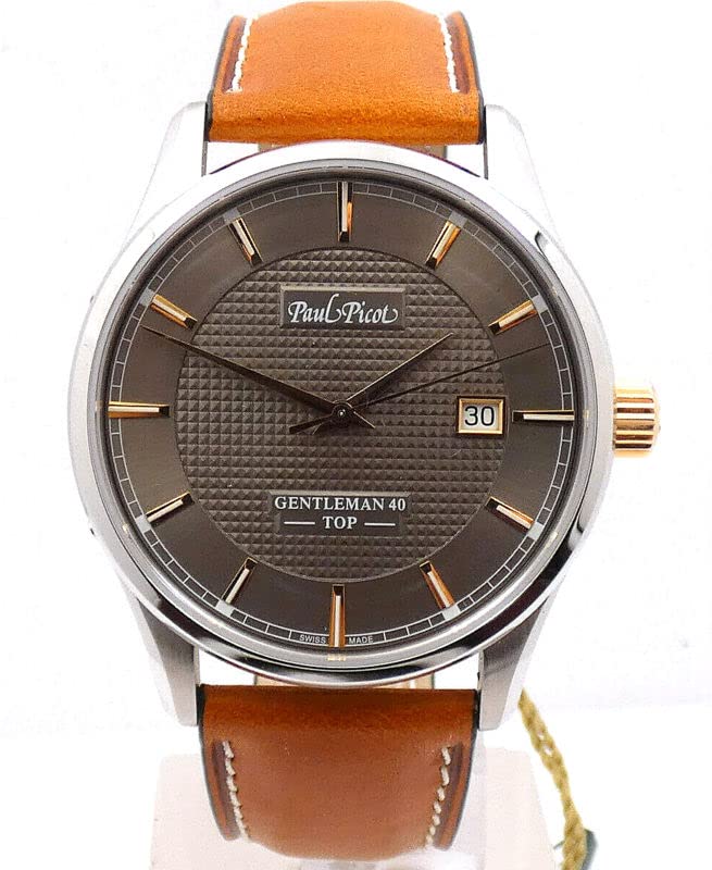 Movimento automatico paul picot OROLOGIO UOMO GENTLEMAN TOP 40 4808PVDR
