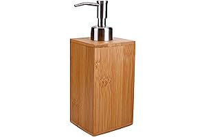 Natural Wooden Soap Dispenser for Bathroom