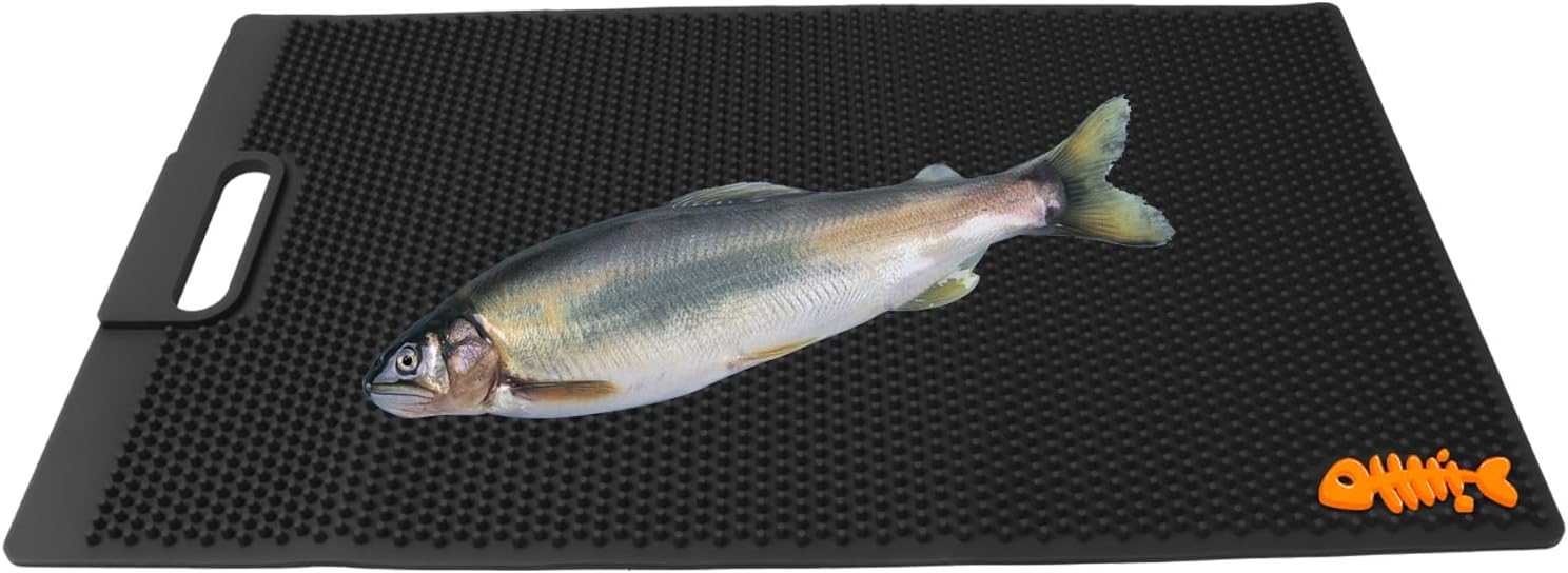 HNeekyr Fish Fillet Mat 14"x28" Portable Fish Cleaning