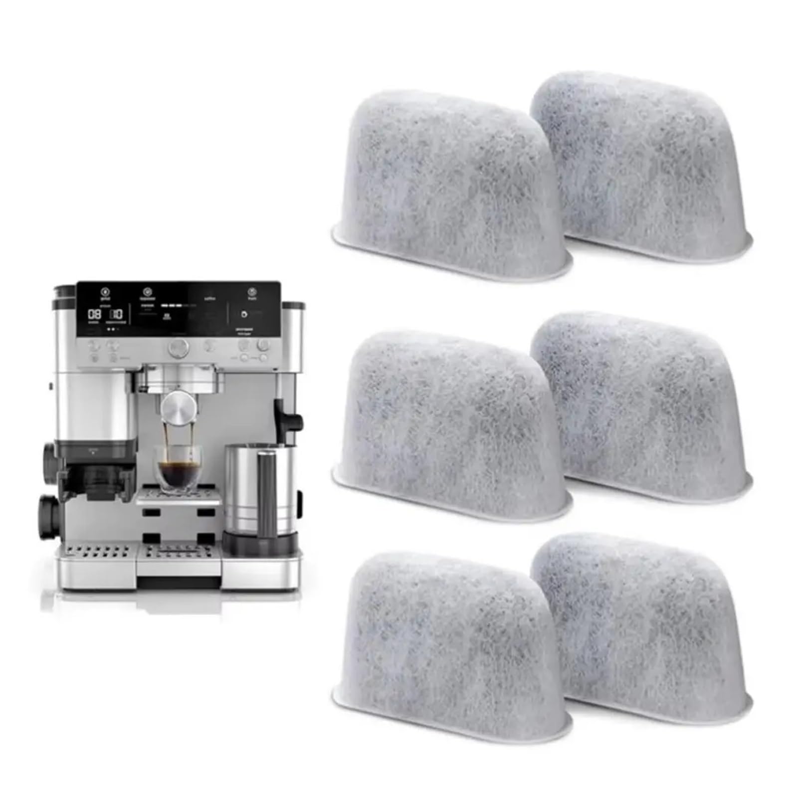 Kohlewasserfilter, Filtration, kompatibel mit Ninja ES601/655/701 Kaffeemaschinen, 6 Stück