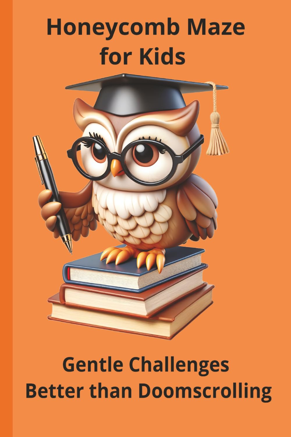 Honeycomb Maze for Kids: Gentle Challenges Better than Doomscrolling|Beat Boredom Without a Screen|Brain-Boosting Fun|6-14 years|50+ Puzzles|Solutions included