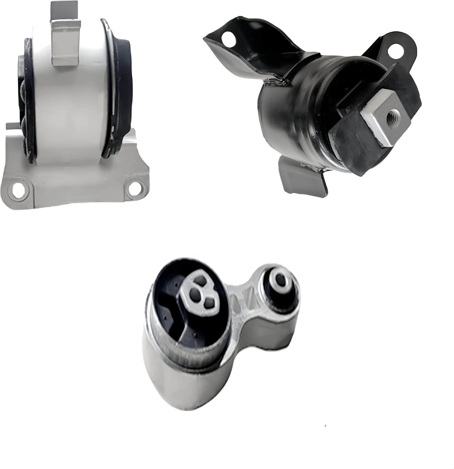 Yllshengyu 3-Piece Engine Motor Mount Kit for 2010-2012 Ford Fusion & 2010-2011 Mercury Milan L4 2.5L Auto - Replaces A5556 A5740 3285