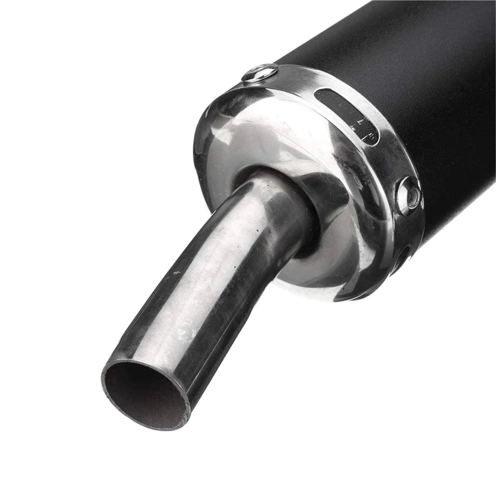 eindpijpen 20mm Układ wydechowy motocykla Tłumik rury do 2-suwowego motocykla 50-250CC Street Dirt Bike Rura tłumika(Silver)
