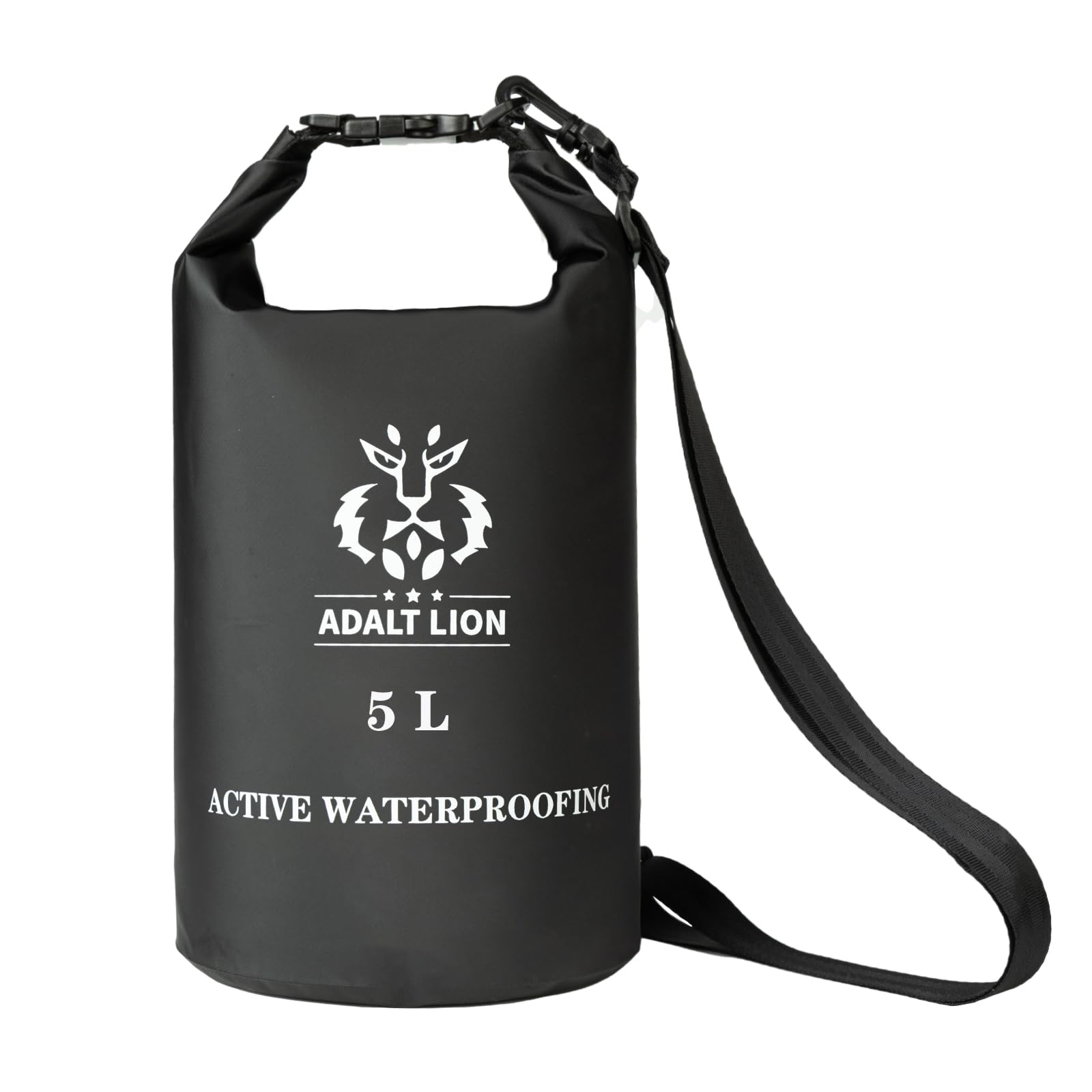 Waterproof Dry Bag 5L/10L/20L - Roll Top Waterproof Backpack for Swimming, Kayaking, Hiking, Floating - Boating Bag with Double Zipper Seal &