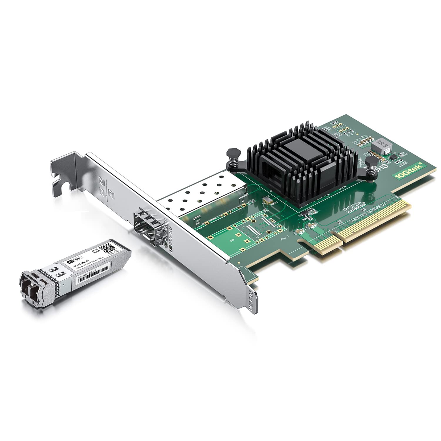 Amazon.com: 10Gb SFP+ NIC with 10Gbase-LR Transceiver, 10G Single