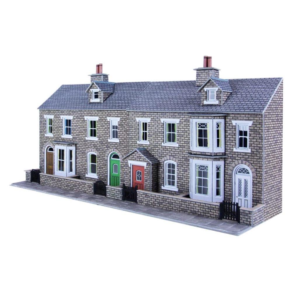 Metcalfe Po275 Oo Gauge Stone Terraced House Fronts