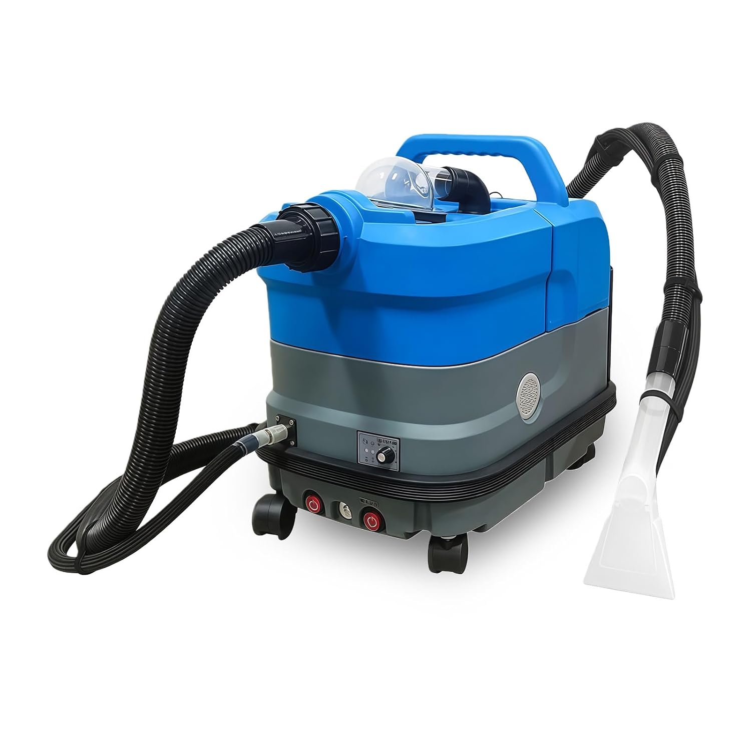 BANGBANGJI 2500W Commercial Heated Carpet Upholstery Extractor with 7 5L Clean 12L Removable Dirty Water Tanks 15s Heat-Up