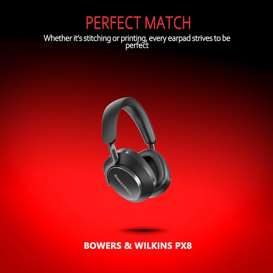 Bowers & Wilkins Px8 ブラック イヤーパッドカバー付き Amazon | Krone Kalpasmos PX8 イヤーパッド、Bowers & Wilkins PX8