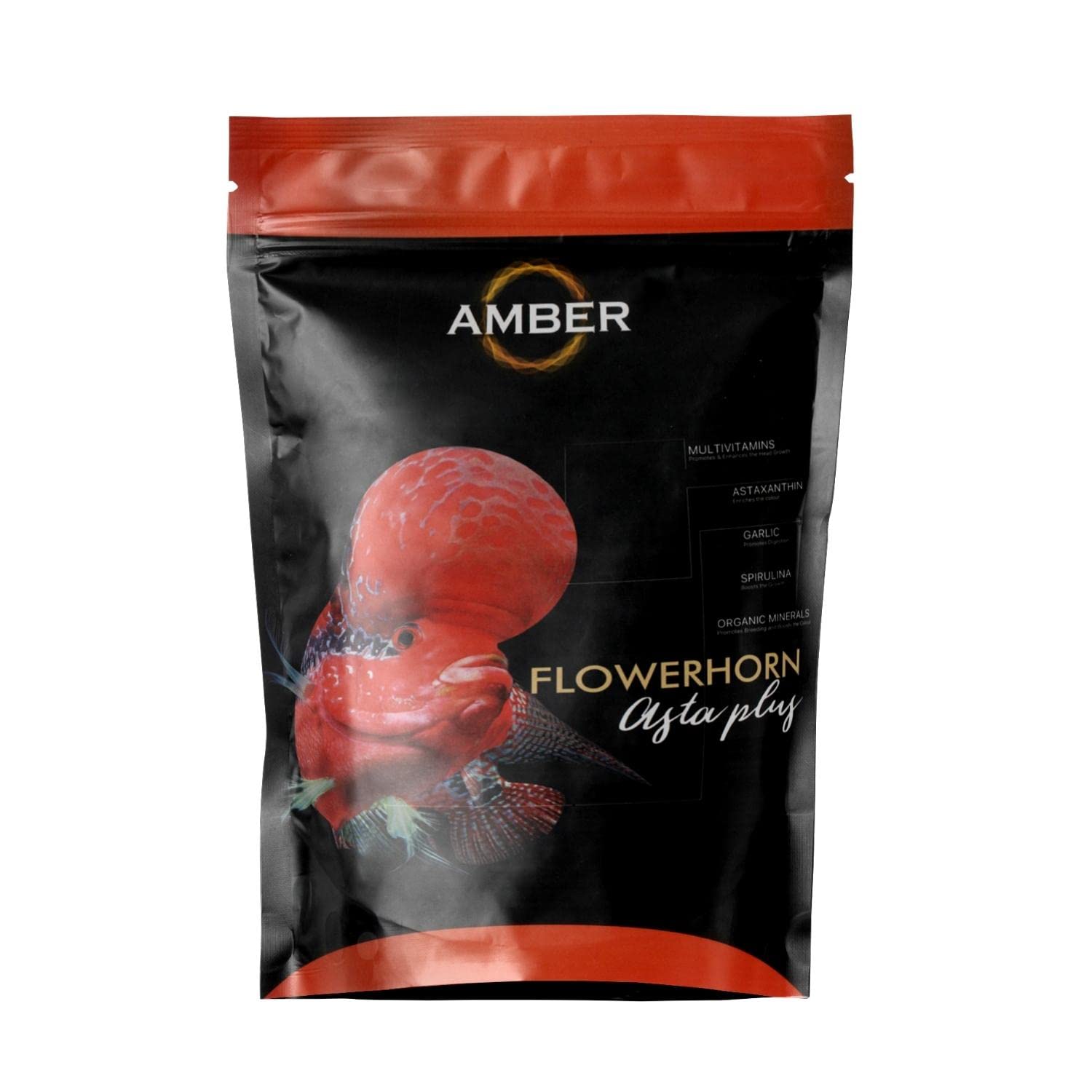 TAIYO Amber Asta Plus Flowerhorn Medium Fish Food,100g