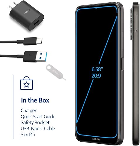 Miniatura 6 de Nokia G400 5G | Verizon, AT&T, T-Mobile | Android 12 | Smartphone desbloqueado | Batería de 3 días | Versión de EE. UU. | 4/64 GB | Pantalla de 6.58