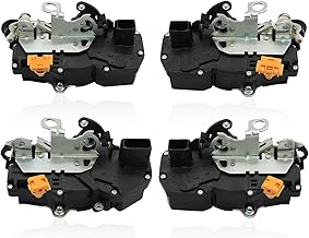 4 Pcs Front & Rear Door Lock Actuators Compatible with Tahoe Avalanche Silverado 1500 2007-2009 931-303 15785123 Driver Passenger Side Door Latch